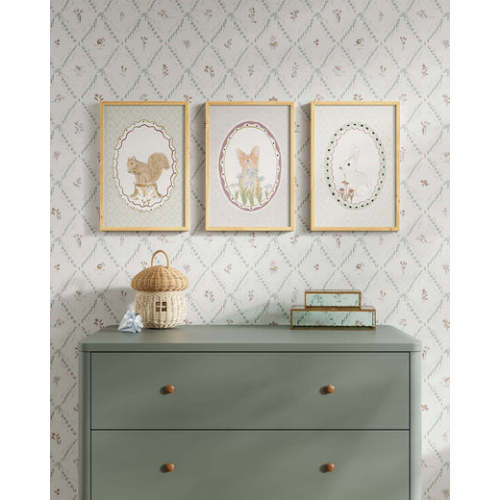 Meadow Friends Framed Wall Art Set