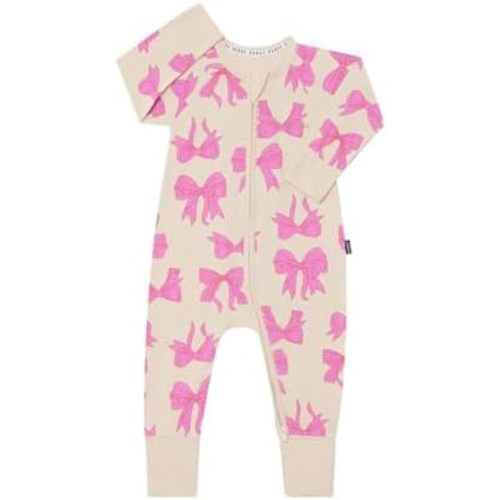 Bonds Baby Zippy Wondersuit - Bow-Tiful Bows Pink