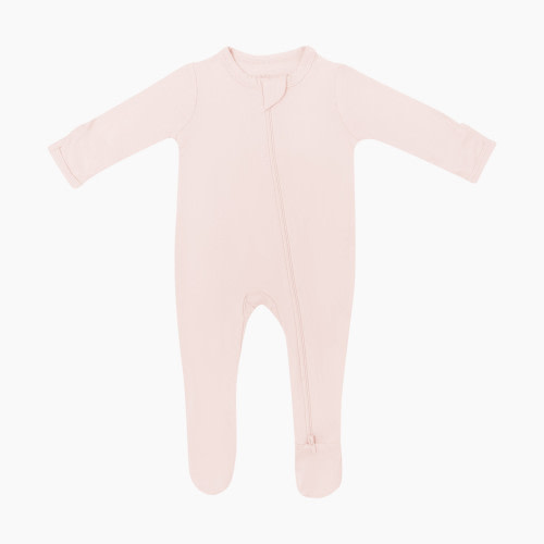 Kyte Baby Zipper Footie - Blush, 3-6 M