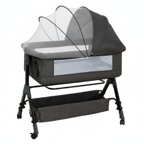 Foalom Baby Bassinet 3 in 1 Baby Bassinet Bedside Sleeper, Easy Assemble Amd Folding Portable Baby Cradle