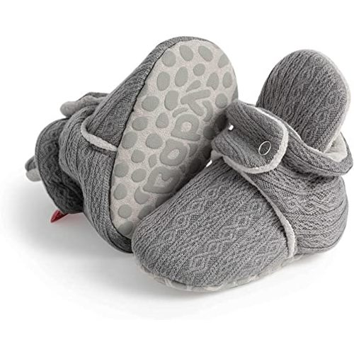 Meckior Newborn Infant Baby Girls Boys Warm Fleece Winter Booties First Walkers Slippers Shoes