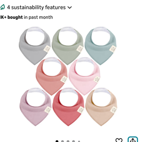Amazon.com: 8-Pack Organic Baby Bandana Bibs for Girls - Super Absorbent Triangle Baby Bibs for Drooling and Teething Infant, 100% Cotton Extra Soft for Newborn, Infant 0-36 Months (Muted Pastel) : Baby