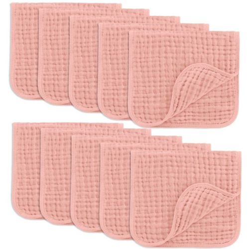 Muslin Burp Cloths Large 100% Cotton by Comfy Cubs