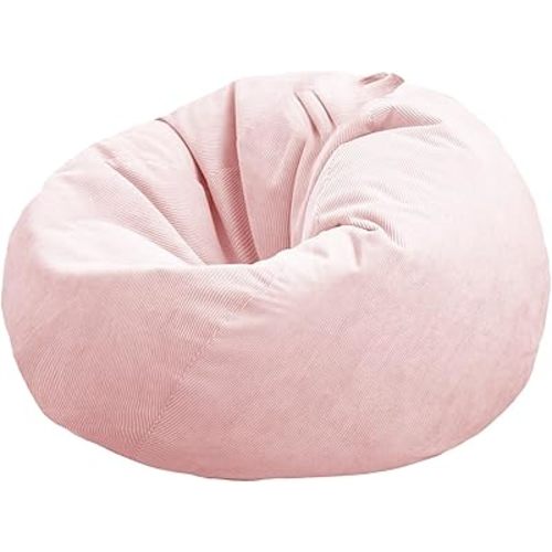 Kisoy Stuffed Animal Storage Bean Bag Cover Pets Dogs/Cats Lazy Beds. Washable Ultra Soft Corduroy Stuffed for Organizing Plush Toys or Textile, Sack Bean Bag