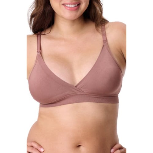 Motherhood Women's Maternity Wireless Seamless Wrap Nursing Bra, XX-Large