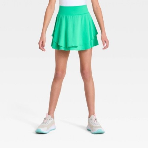 Girls' Knit Active Skort - All In Motion™ Green S