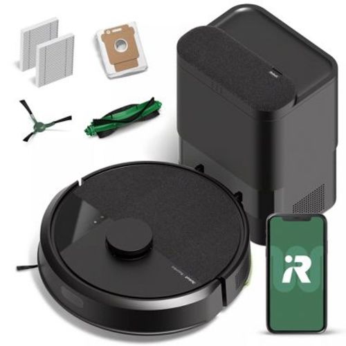iRobot Roomba 105 Cordless Vacuum + AutoEmpty Q352020 5.8" Cleaning Path Black