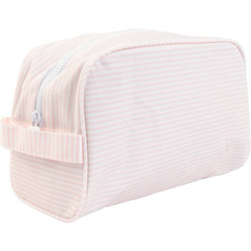 The Dopp Kit, Pink Stripe - Apple of My Isla | Maisonette