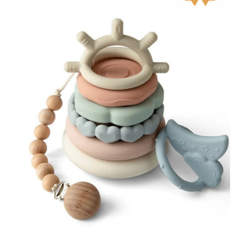 Stacking Teething Rings