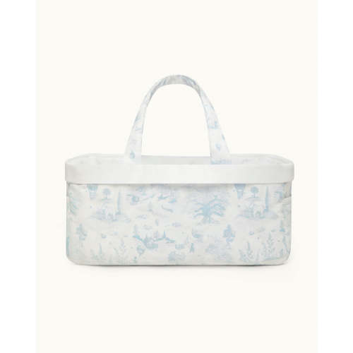 Dexter Toile De Jouy Nappy Caddy - Blue | Marie-Chantal