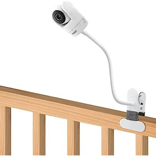 Baby Monitor Mount Compatible with Vtech VM901 & VM919HD and Other Baby Monitor Camera with1/4 Threaded,15.7 inches Flexible Clip Clamp Mount Long Gooseneck Arm,Holder
