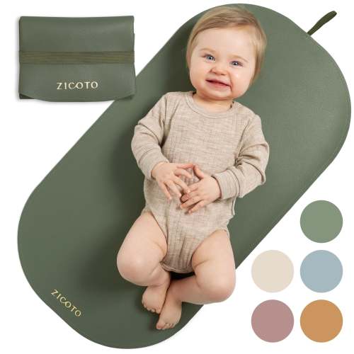 Beautiful Baby Diaper Changing Mat Made of Vegan Leather - Soft and Ea – ZICOTO