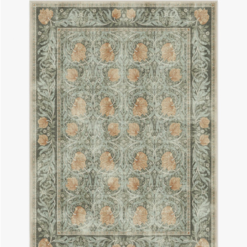 Pimpernel Jade Rug by Morris & Co. | Ruggable Washable Rug US