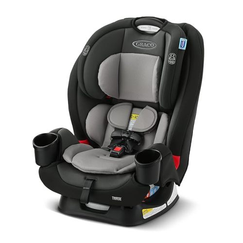 Graco® TriRide 3-in-1 Convertible Car Seat - Highback Booster, Forward & Rear Facing Modes, Suitable from Newborn to Preschooler, Perfect for Long Journeys in Redmond Color