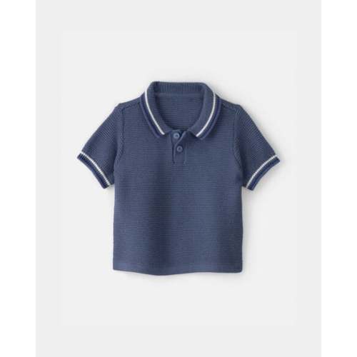 Baby Boy Sweater Polo Shirt - Navy - OshKosh B'gosh | Carter's