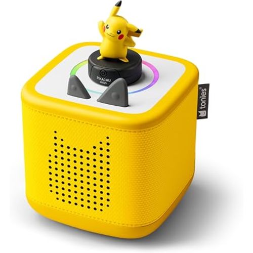 Toniebox 2 Audio Player Pokémon Starter Set for Kids 5+, Lightning Yellow