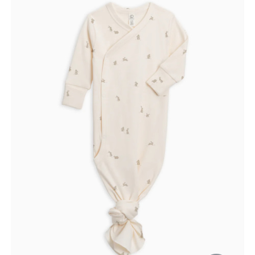 Indy Kimono Gown | Bunny / Oat + Clay