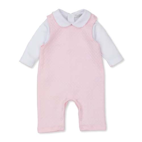 Classic Jacquards Pink Overall Set