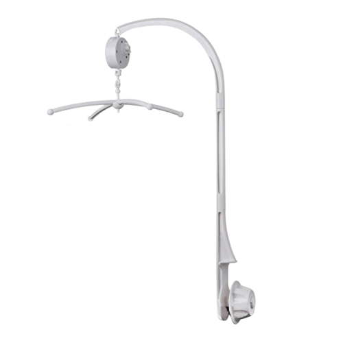 Musical Baby Crib Mobile For Kids Bed Bell Toy Holder Arm Bracket & Wind Up Music Box