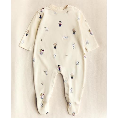 PEANUTS™ CHILDREN’S FOOTED ROMPER | Zara Home United States of America