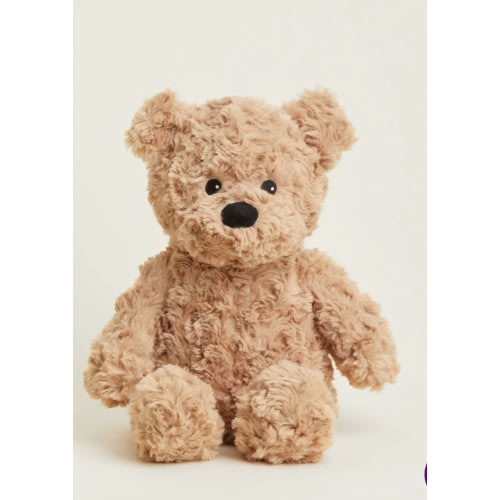 Brown Curly Bear Warmies | Microwavable Brown Curly Bear Warmies Stuffed Animal | Warmies USA