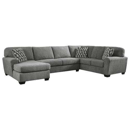 ASHLEY Birkdale Court 3-Piece Sectional in Gray