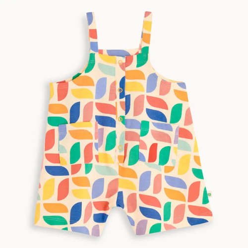 Mariner - Kaleidoscope Baby & Kids Shorty Jumpsuit 3-6 months / Rainbow / 100% Organic Cotton