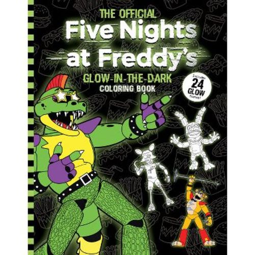 Five Nights at Freddy's Glow in the Dark Coloring Book - by Scott Cawthon (Paperback)