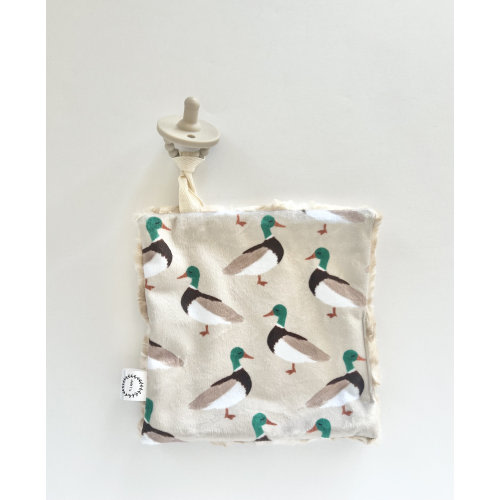 Paci Mini, Pacifier Mini, Bink Mini, Mini Lovey, Mini, Sensory Mini, Faux Fur, Beige, Duck , Tan, Mallard Baby Mini, Neutral, Almond, Binky