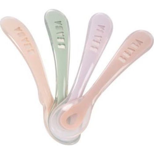 Set of 4 Self-Feeding Silicone Spoons
