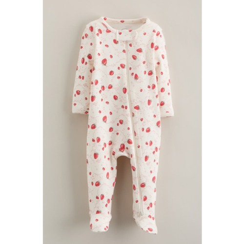 Print Cotton Footie