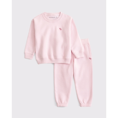 toddler essential icon crew sweatshirt set