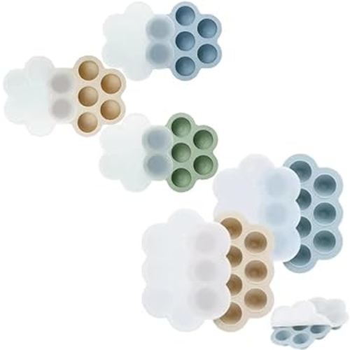 PandaEar 5 Pack Baby Food Freezer Tray with Lids