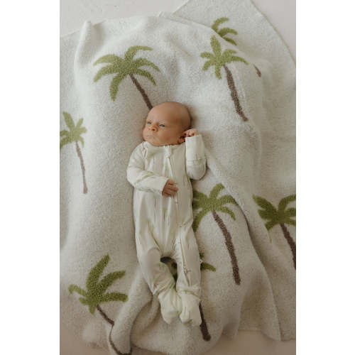 Bamboo Zip Pajamas | Palm