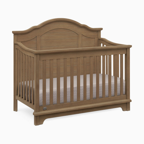 Simmons Kids Asher 6-in-1 Convertible Crib - Greenguard Gold Certified - Aged Oak