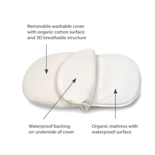 Naturepedic Breathable Bassinet Cover For Halo | Modern Nursery™