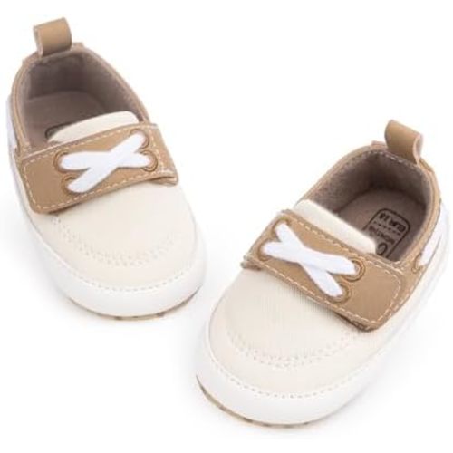Infant Baby Boys Girls Canvas Sneaker Toddler Slip On Anti Skid Newborn First Walkers Candy Shoes for 0-18 Months