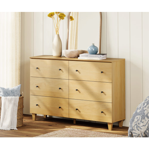 Latitude Run® Lysiane Kids Dresser With 6 Drawers For Children's Room Bedroom & Reviews | Wayfair
