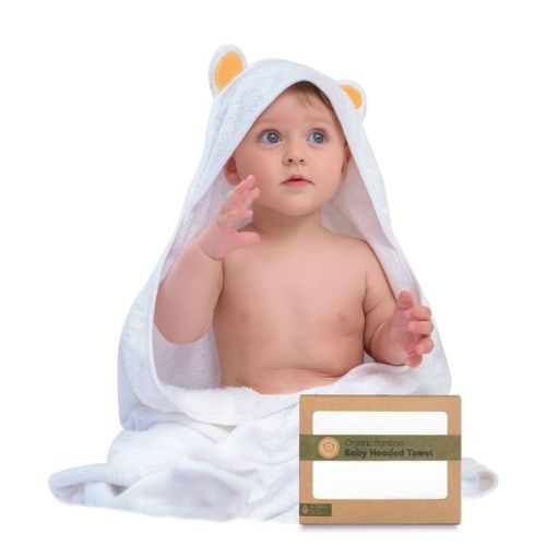 KeaBabies Baby Hooded Towel, Organic Baby Bath Towel, Baby Towels, Hooded Towel for Baby