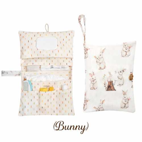 Baby Diaper Clutch, Portable Baby Essentials Organizer, Nappy Wallet, Baby Shower Gift