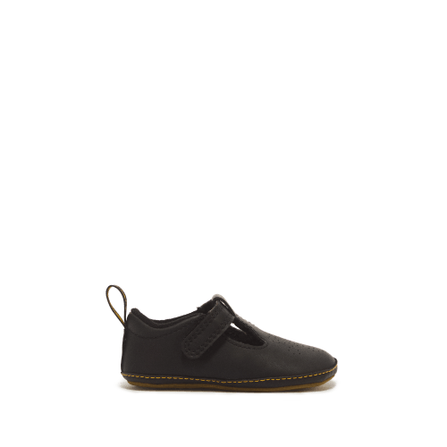 NEWBORN POLLEY PU-COATED LEATHER MARY JANE SHOES in BLACK | Dr. Martens™