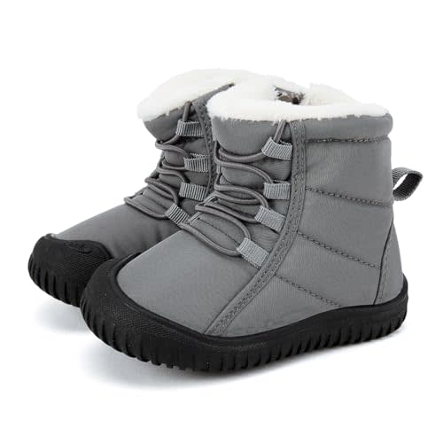 BMCiTYBM Toddler Baby Snow Boots Winter Shoes Boys Girls Cold Weather Baby Faux Fur Shoes