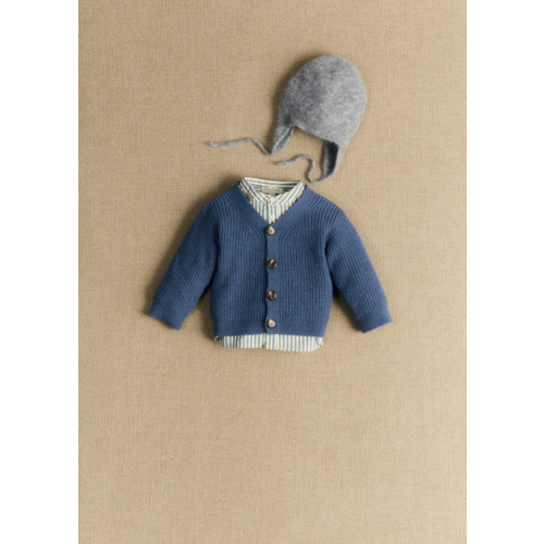 Nuno Cardigan - Mottled Blue