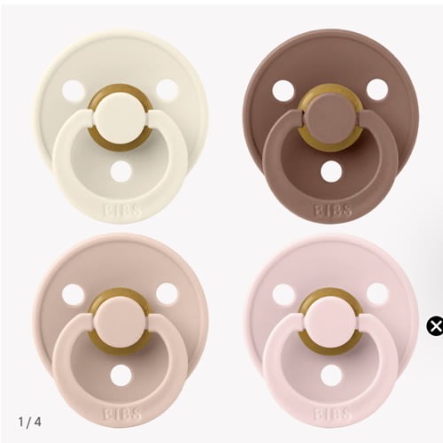 BIBS Colour 4 Pack - Ivory, Blush, Woodchuck, Blossom – Bibsworld store US
