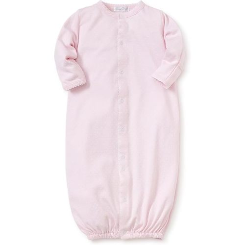 kissy kissy Baby Girls New Kissy Dots Print Convertible Nightgown, Pink/White, Newborn
