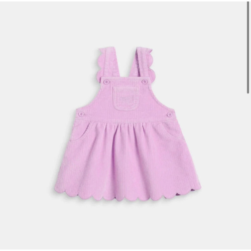 Scallop Cord Pinafore | Orchid | Seed Heritage