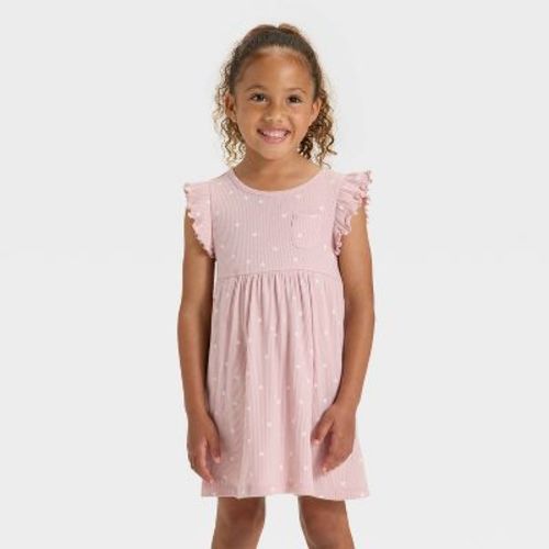 Toddler Girls' Short Sleeve Ribbed Dress - Cat & Jack™