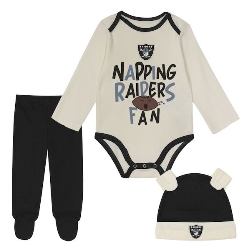 Las Vegas Raiders Outerstuff Little Champ Three-Piece Set - Black