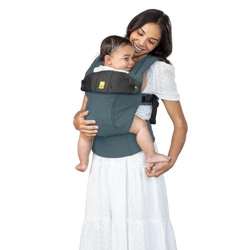 LÍLLÉbaby Complete All Seasons Ergonomic 6-in-1 Baby Carrier Infant to Toddler with Lumbar Support (7-45 Pounds), 360 Degree Baby Wearing & Multi-Position, Inward & Outward Facing (Cypress)