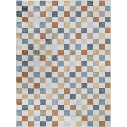 Jules Checkered Area Rug | Wayfair
